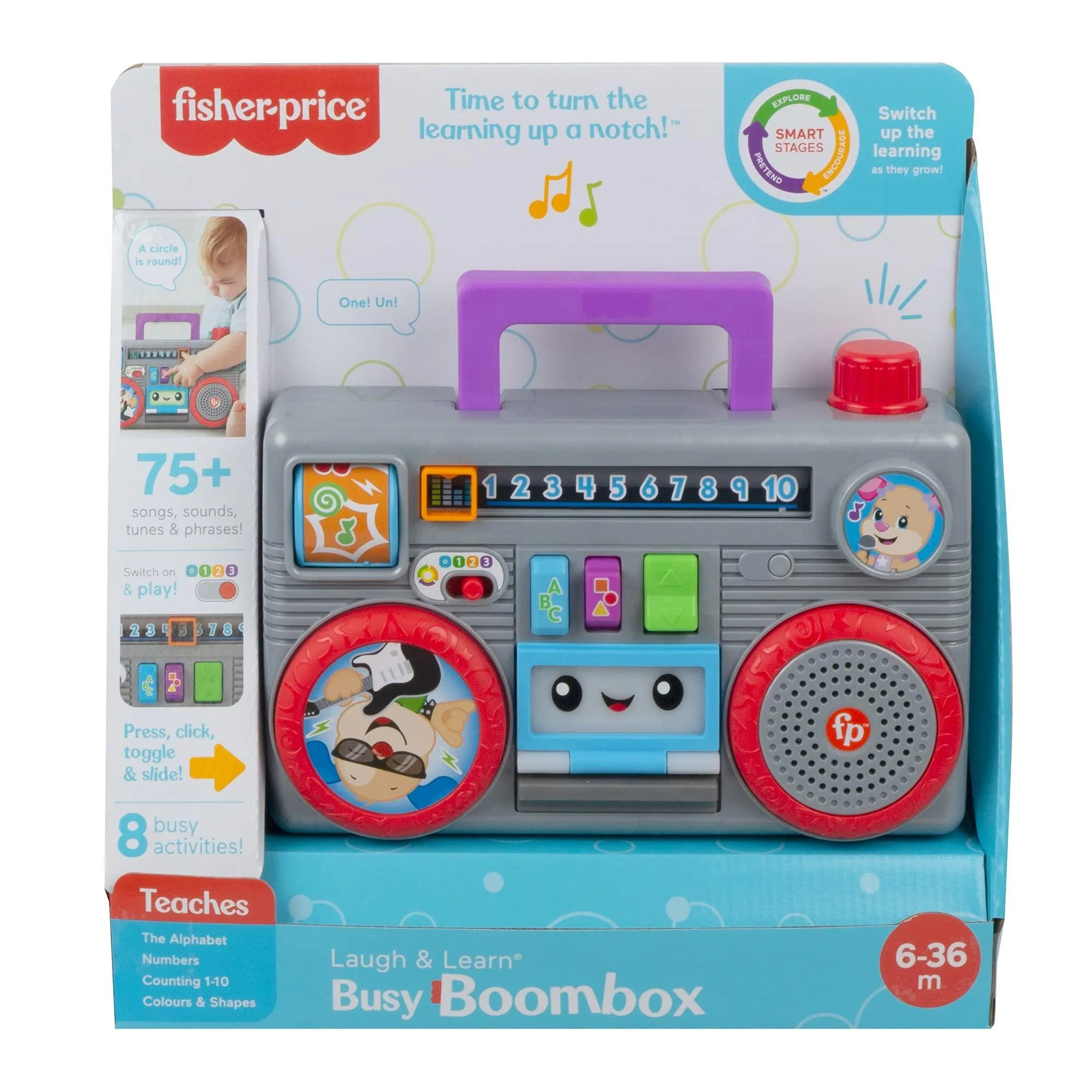 Laugh & Learn Busy Boombox - UK English Edition