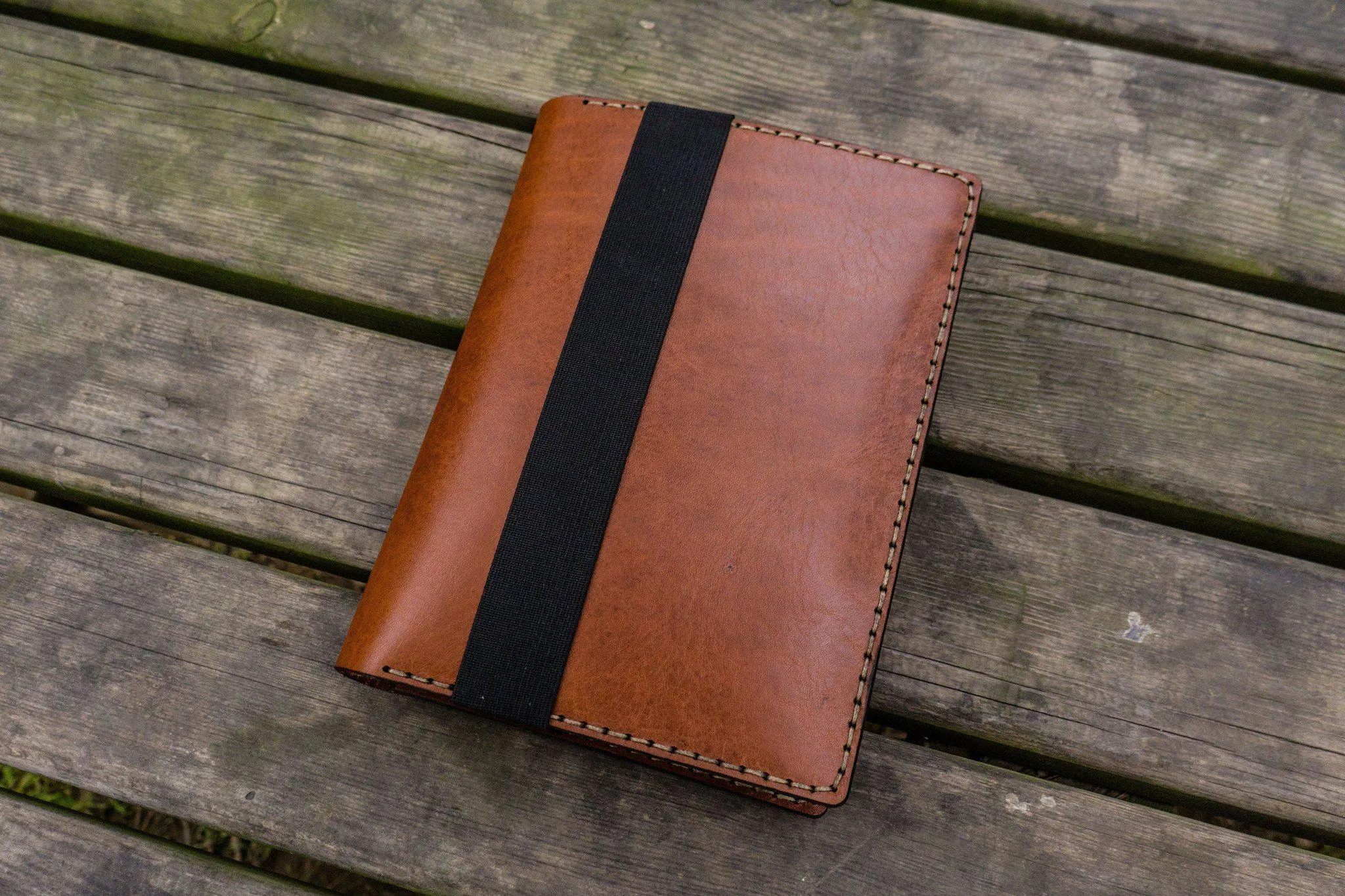 Leather Hobonichi Cousin A5 Planner Cover - Brown