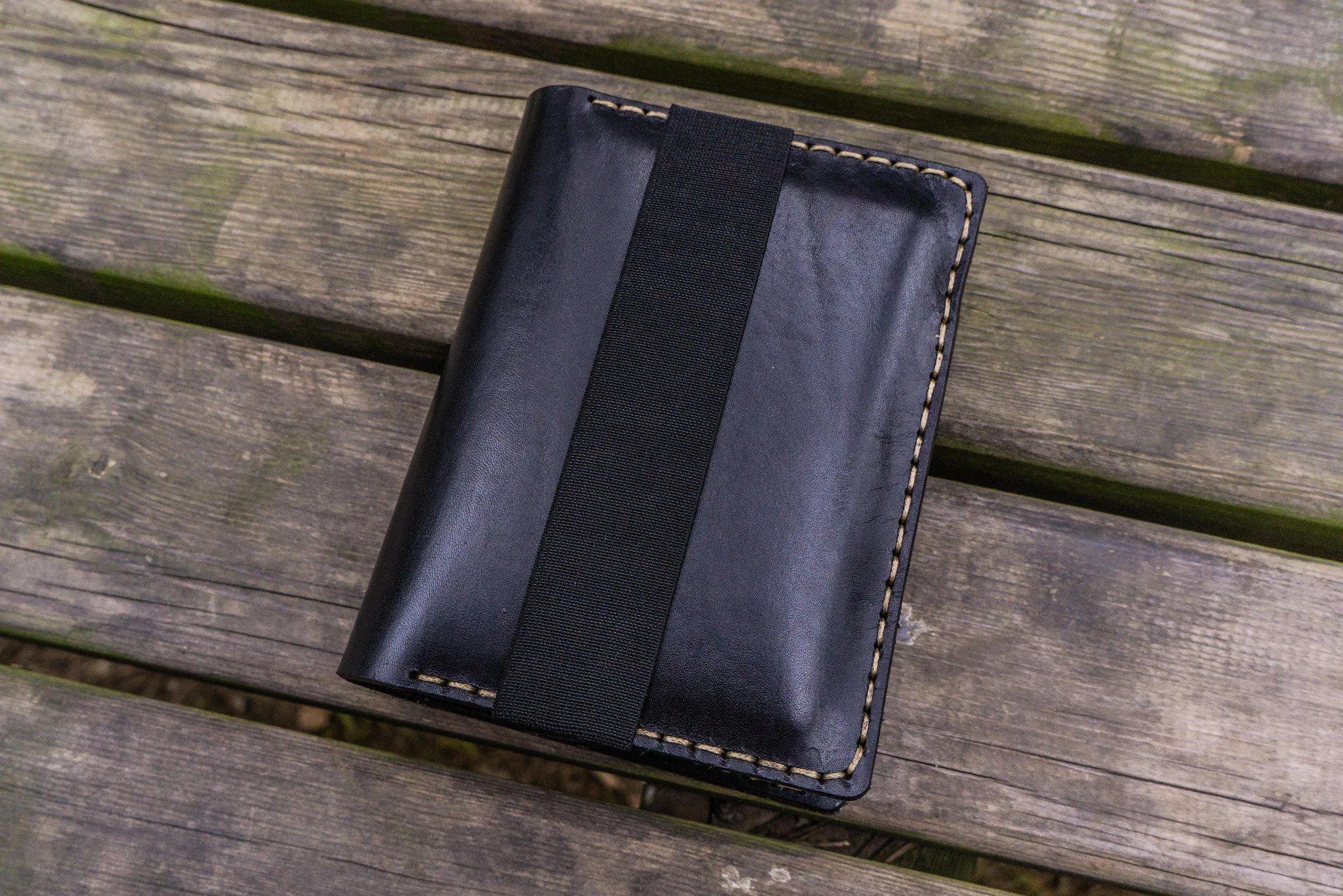 Leather Hobonichi Techo (A6) Planner Cover - Black