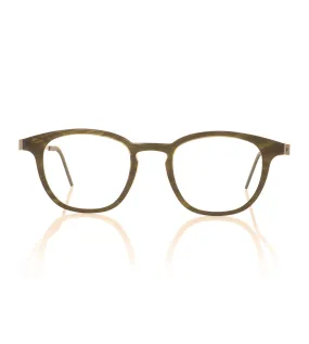 Lindberg Men's Green Square Optical Frame