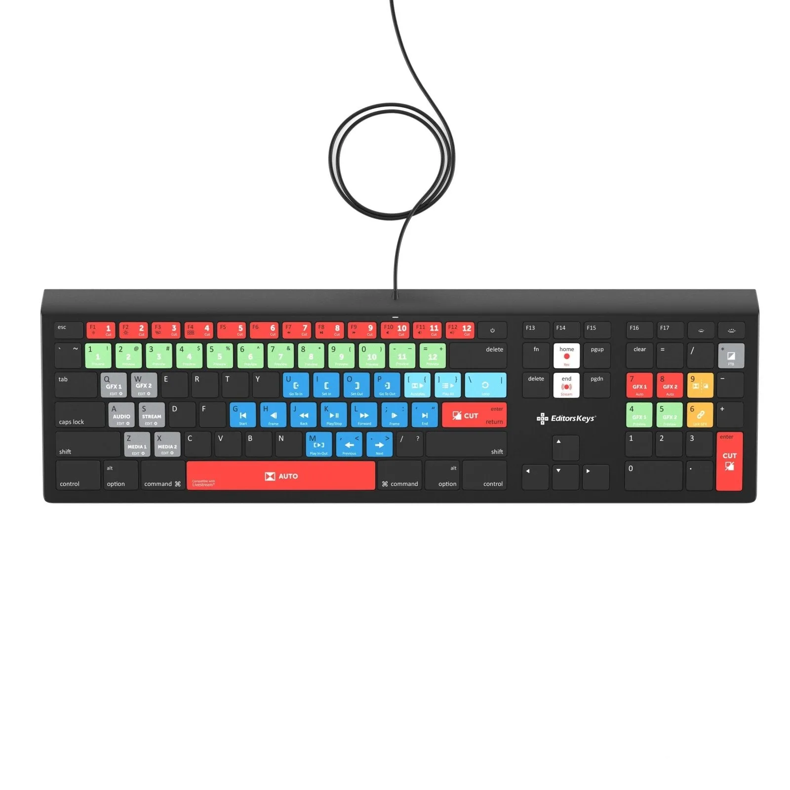 Livestream Keyboard - Backlit Mac or PC