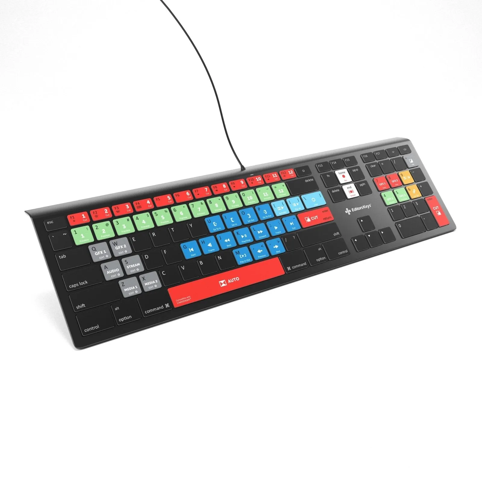 Livestream Keyboard - Backlit Mac or PC