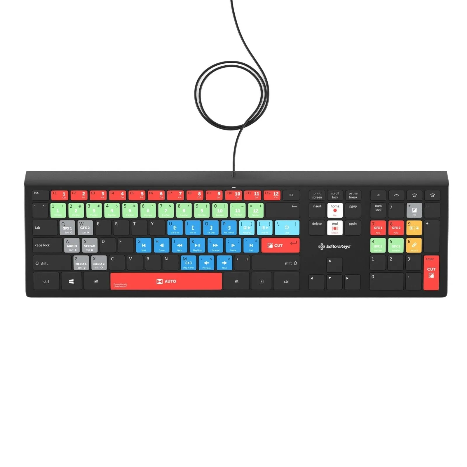 Livestream Keyboard - Backlit Mac or PC