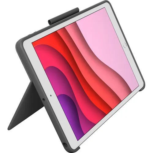 Logitech Combo Touch Detachable Keyboard Case with Trackpad and Smart Connector Technology for iPad (7th and 8th 9th Gen)