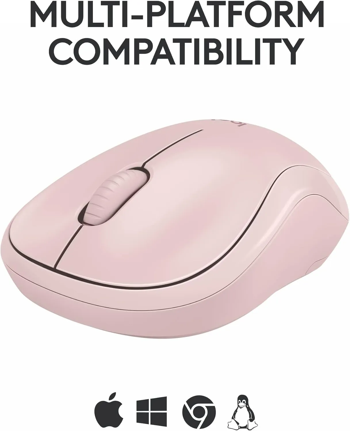 Logitech M240 靜音藍牙滑鼠 - Pink 粉紅色 910-007124 原裝行貨