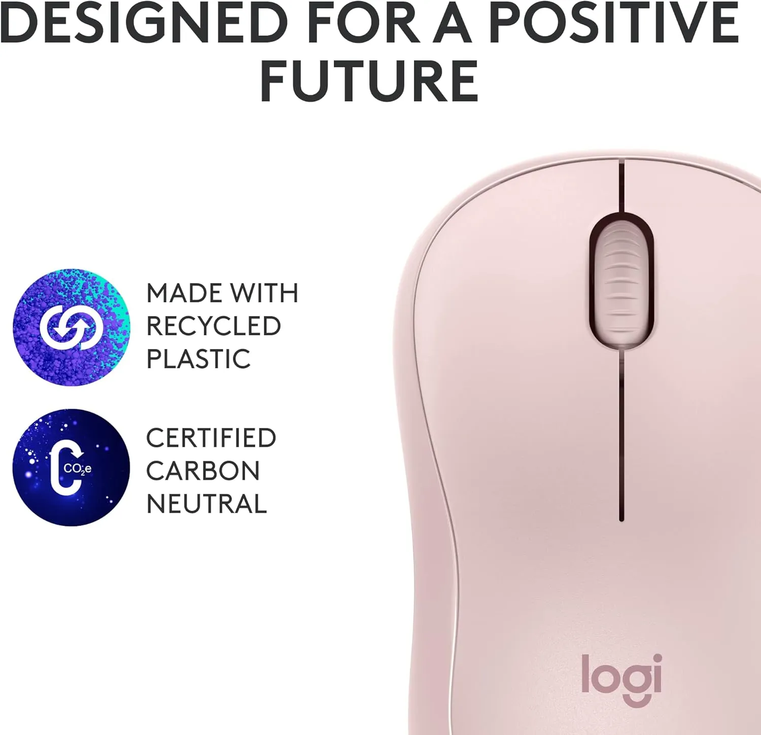 Logitech M240 靜音藍牙滑鼠 - Pink 粉紅色 910-007124 原裝行貨