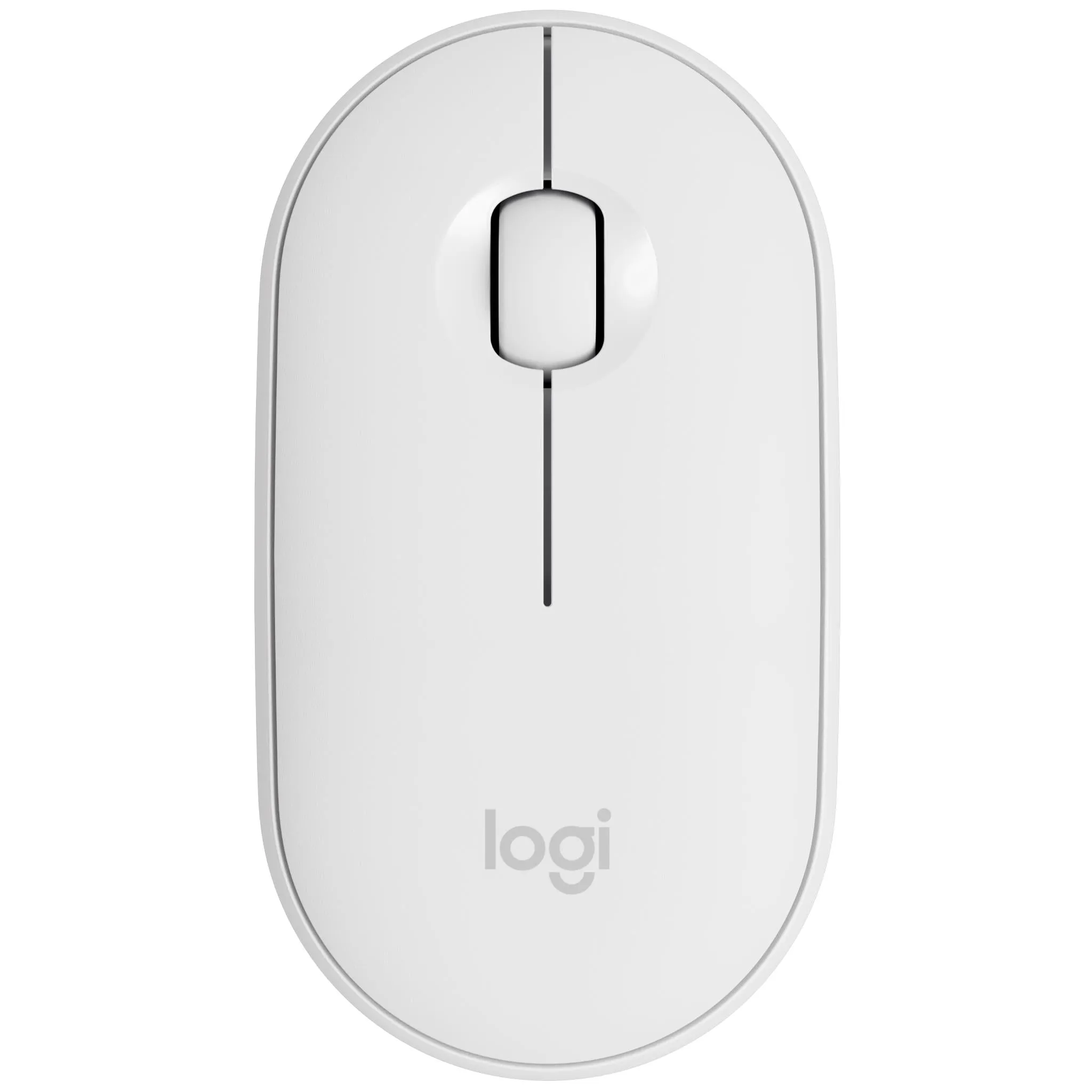 Logitech M350 Pebble Wireless Mouse (white)