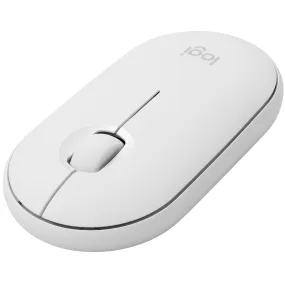 Logitech M350 Pebble Wireless Mouse (white)