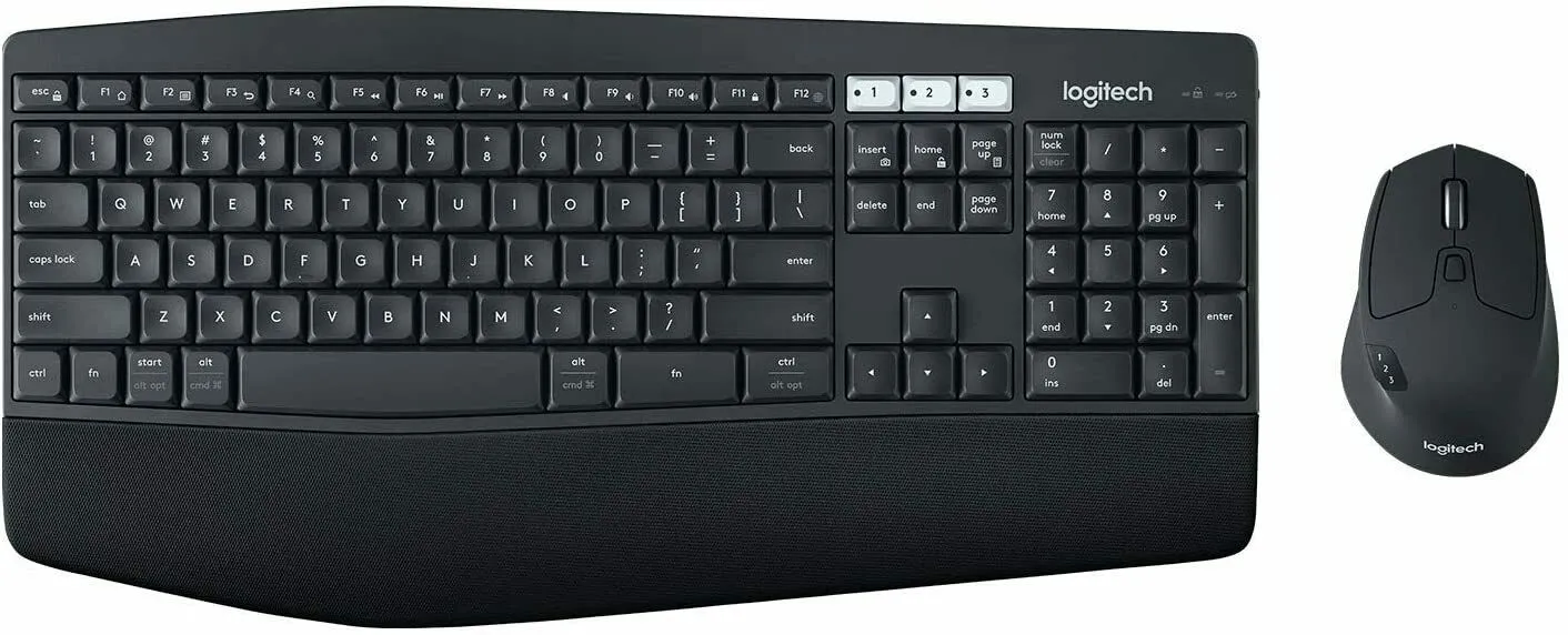 Logitech MK850 Multi-Device Wireless Keyboard Mouse Combo Pack (K850 & M720)