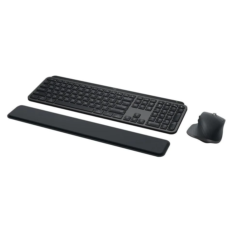 Logitech MX Keys S Bluetooth Combo Master 3S   Mouse   Keyboard   Palm Rest Graphite Set