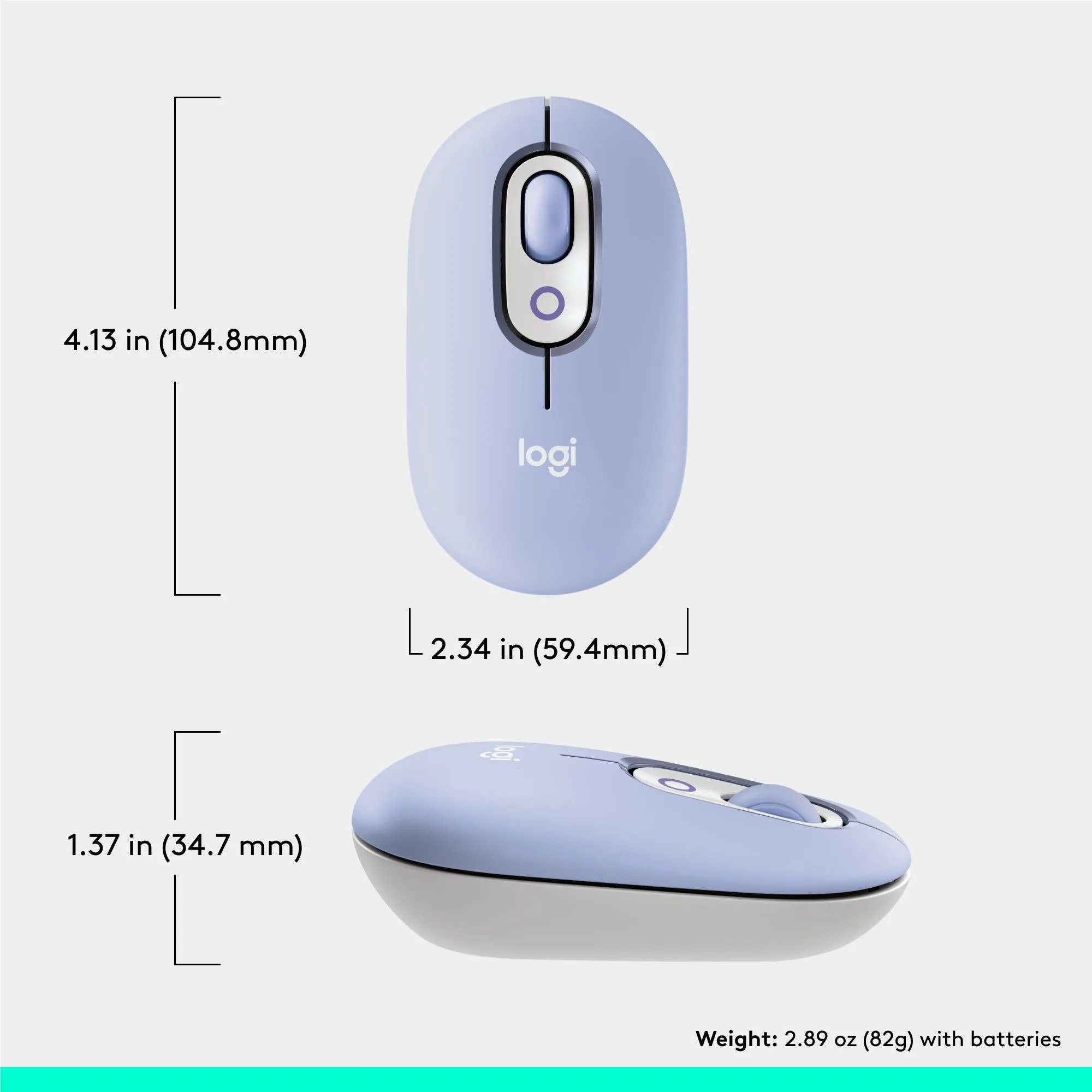 Logitech POP Mouse (Lilac)