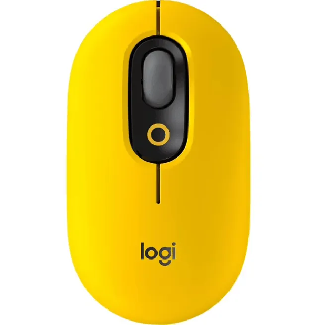 Logitech POP Wireless Mouse with Emoji Blast Yellow