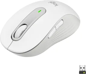 Logitech Signature M650 Silent Wireless Mouse 靜音無線滑鼠 - Pearl White 珍珠白色 910-006261 原裝行貨