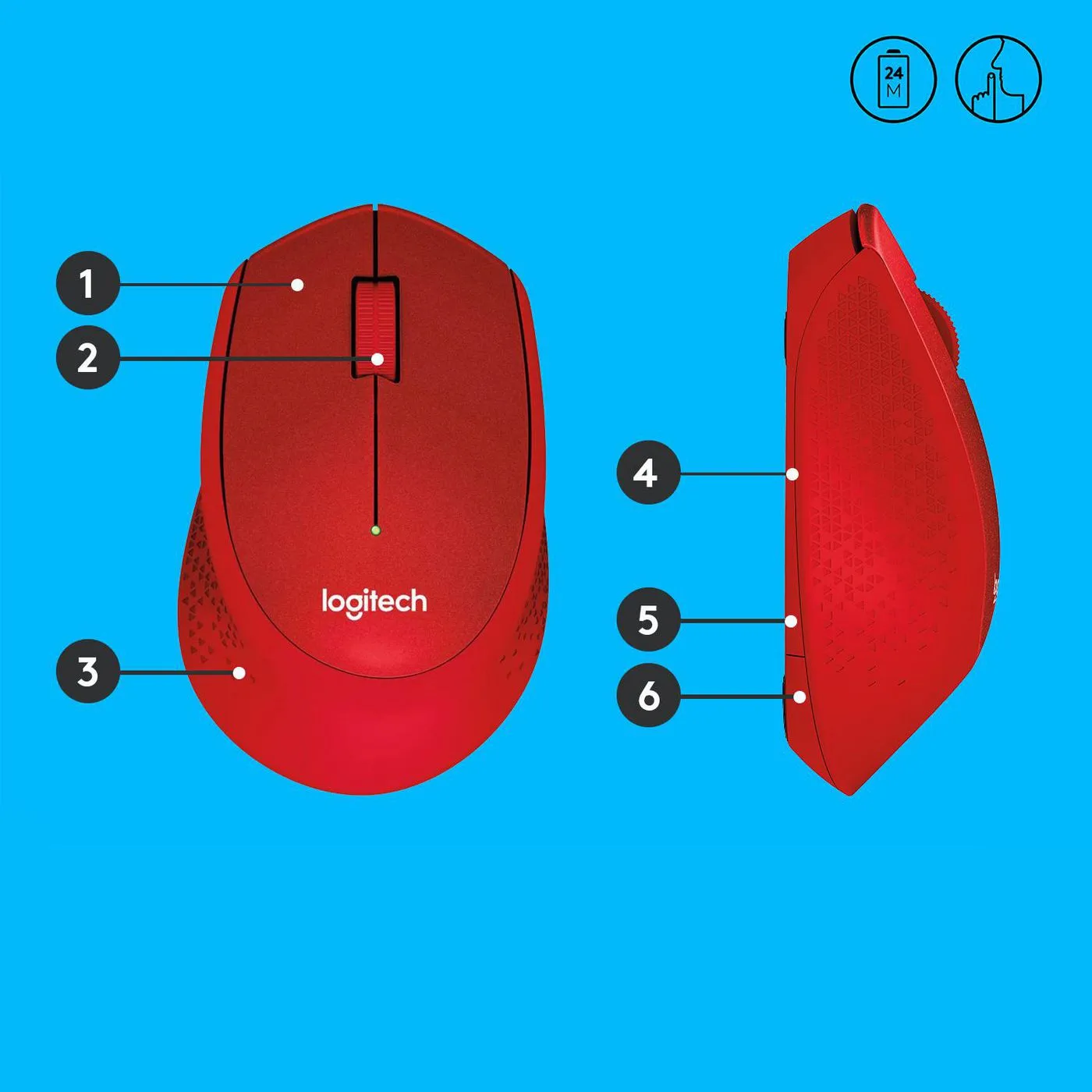 M330 Silent Mouse, Wireless