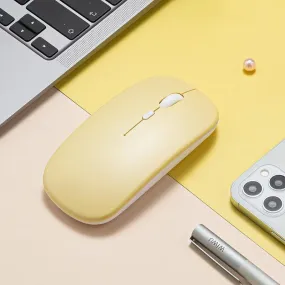 Macaron Rechargeable Wireless Bluetooth Mouse 2.4G USB