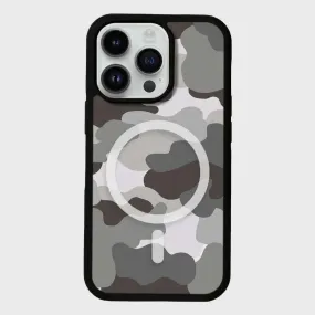 MagSafe iPhone 13 Pro Max Grey Camo Case