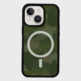 MagSafe iPhone 14 Plus Green Camo Case