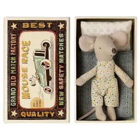 Maileg Little Brother Mouse in a Matchbox