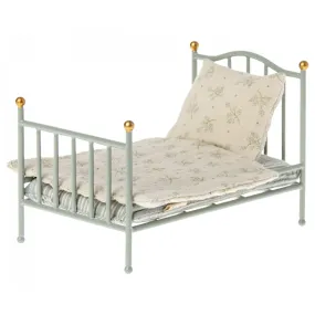 Maileg Vintage bed, Mouse - Mint