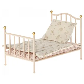 Maileg Vintage bed, Mouse - Rose