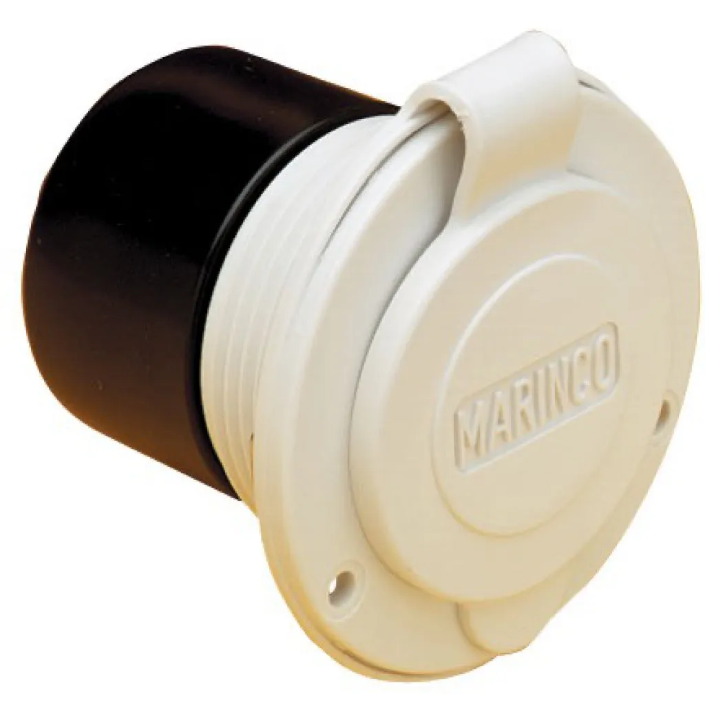 Marinco White Charger Inlet