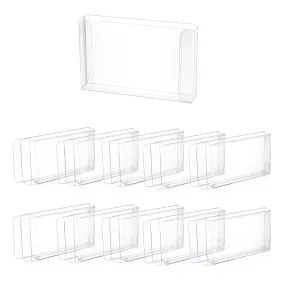 Mcbazel Lot 10 Clear Case Sleeve Protector for Super Nintendo SNES Games Cartridge (Set of 10)