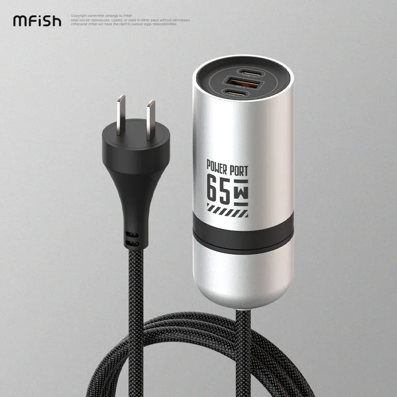 Mfish Silicon Based Life II GaN Power Port 65W PD Fast Charger