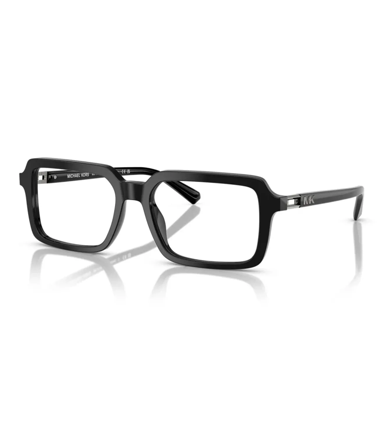 Michael Kors Men's Black Rectangular Optical Frame