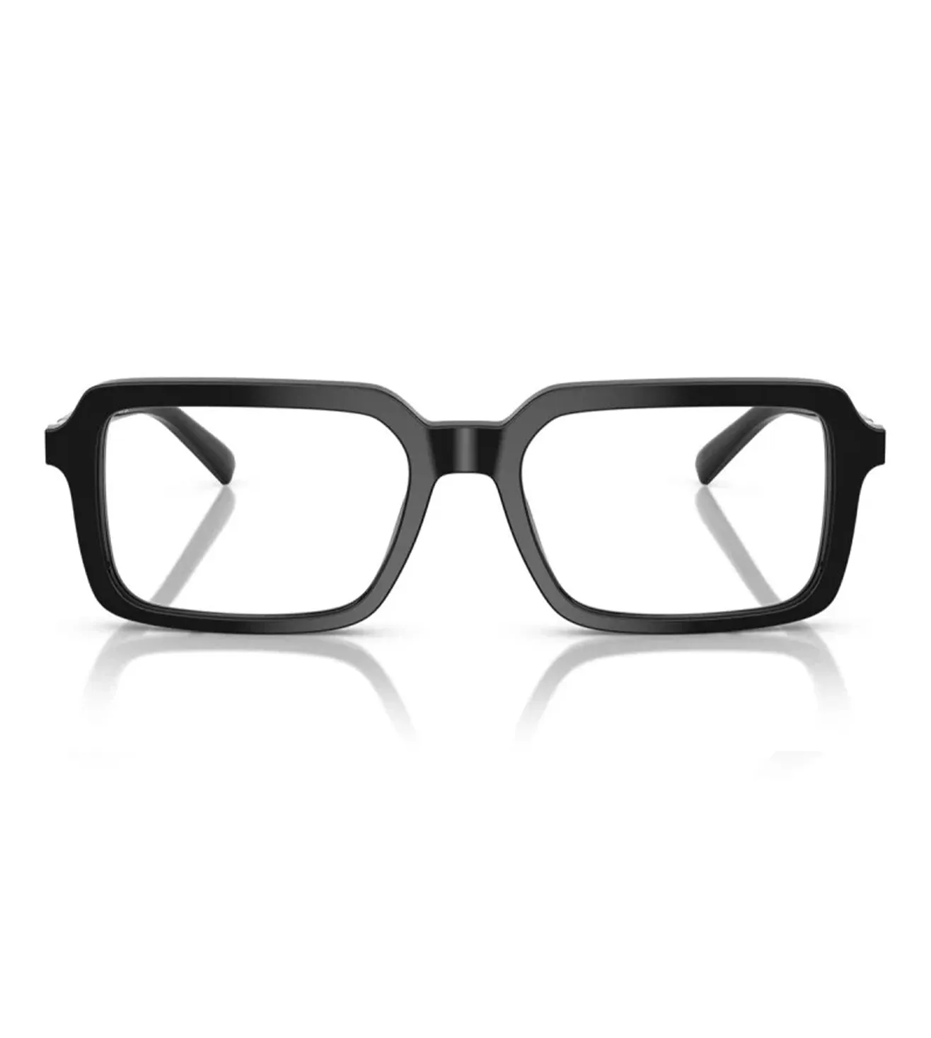 Michael Kors Men's Black Rectangular Optical Frame