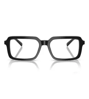 Michael Kors Men's Black Rectangular Optical Frame