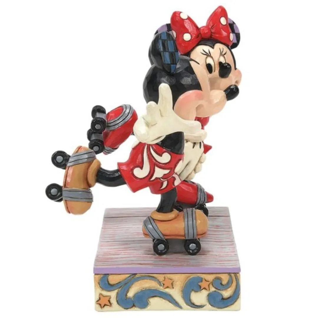 Mickey & Minnie Roller Skating statue by Enesco