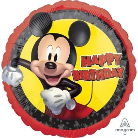 Mickey Mouse Forever HBD Round Foil Balloon - 45cm