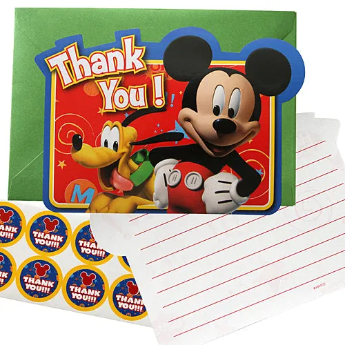 Mickey Mouse Postcard Thank You