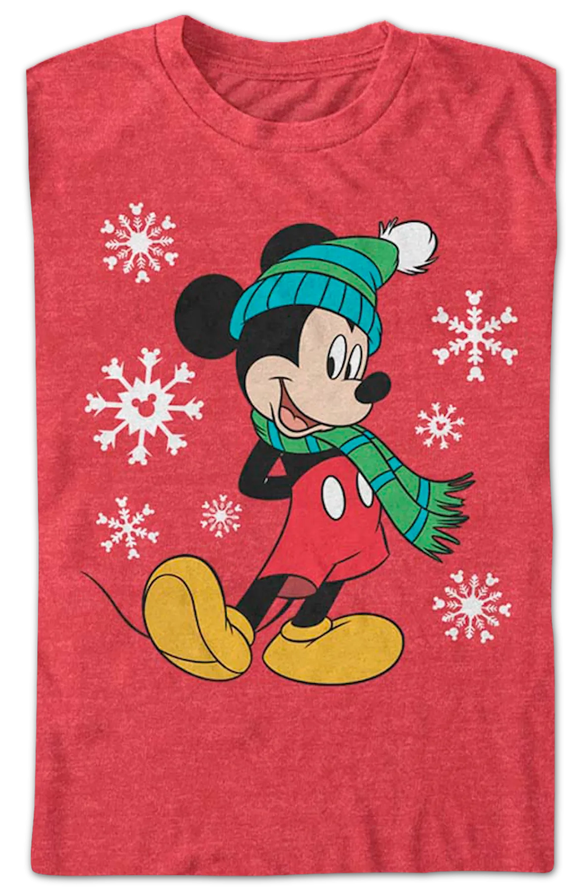 Mickey Mouse Snowflakes Disney T-Shirt