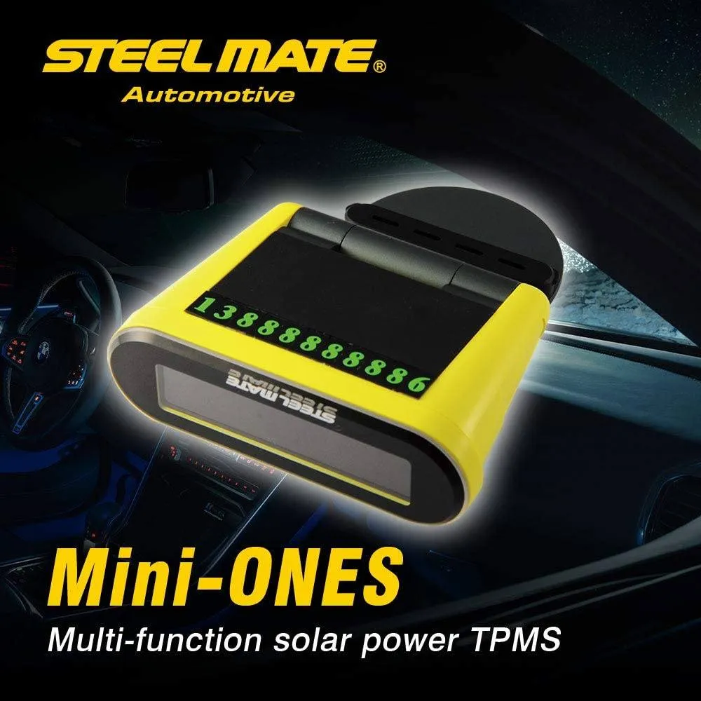 Mini One-s Yellow Multi-Function Tire Pressure Monitoring System Auto Backlight Sleep Awake