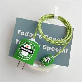 Most Viral Heineken Silicon Apple iPhone Charger Case