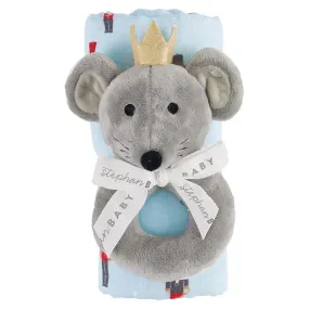 Mouse King Swaddle/Rattle