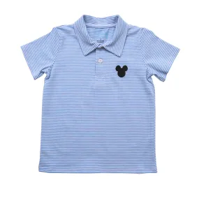 Mouse Polo- Blue