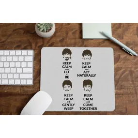 Mousepad - Keep Calm & Listen To The Fab 4