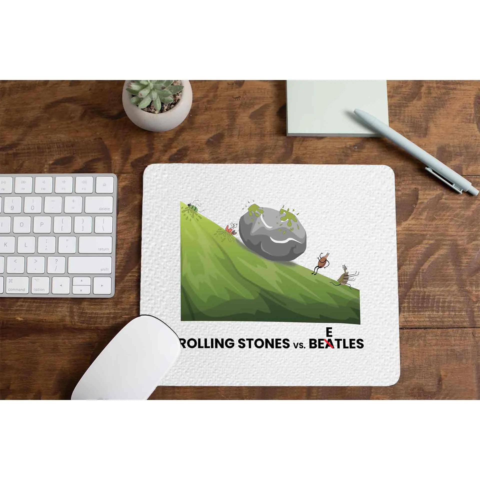 Mousepad - Rolling Stones Vs. Beetles