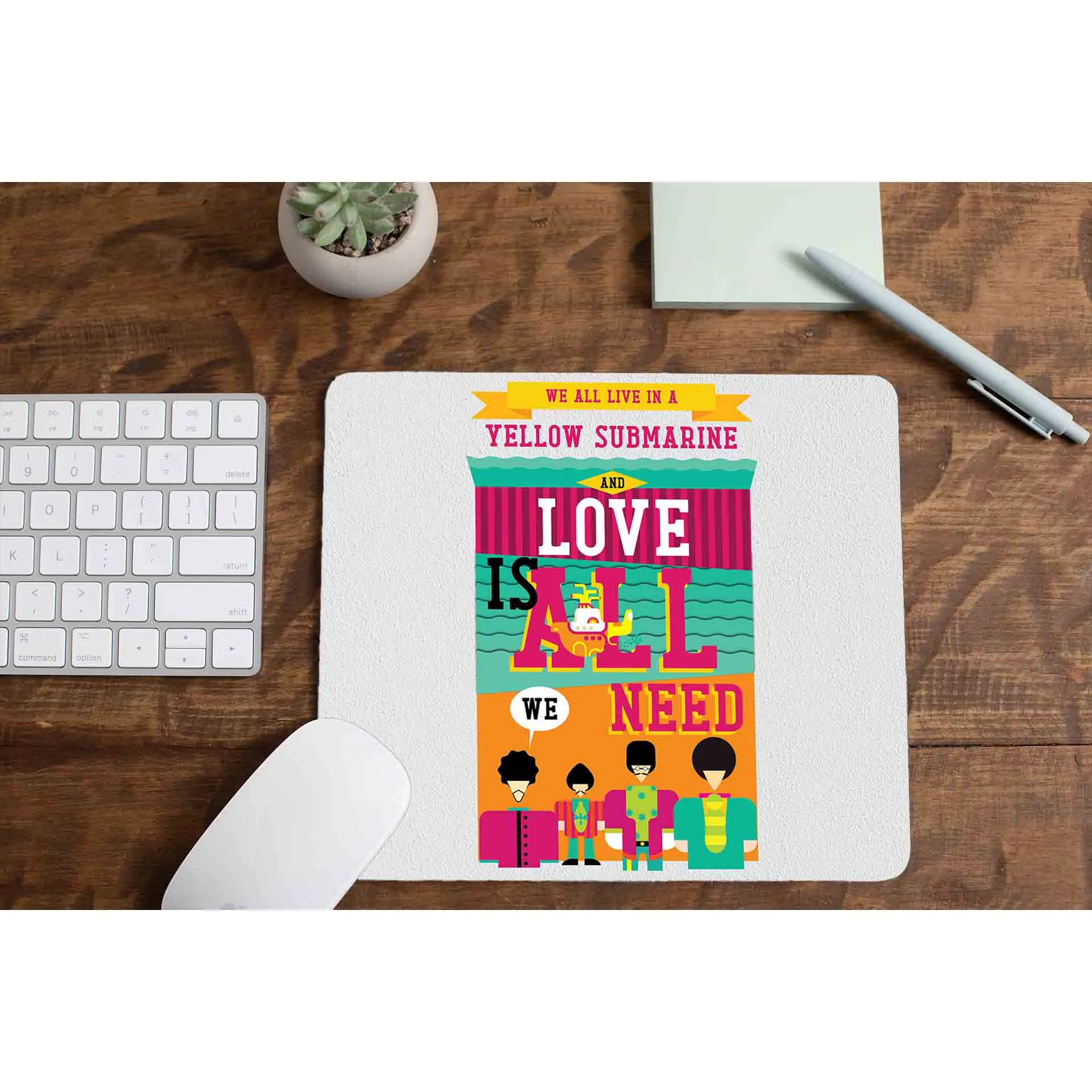 Mousepad - We All Live In A Yellow Submarine