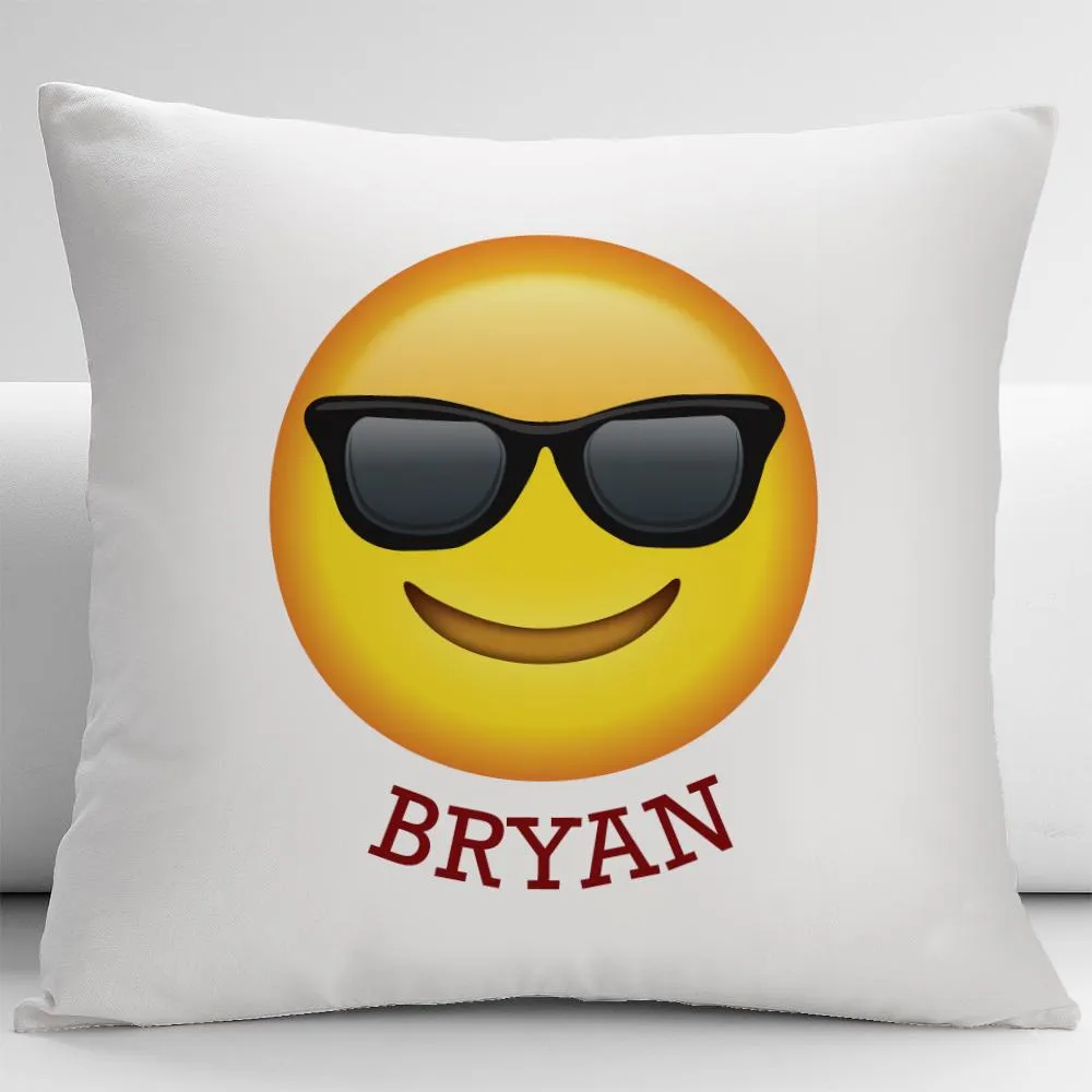 Multiple Designs Custom Emoji Decorative Cushion Cover