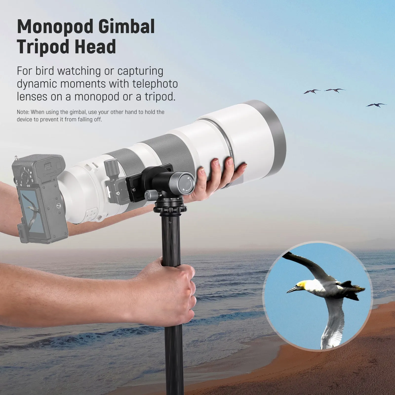 NEEWER GM39 Gimbal Tripod Head