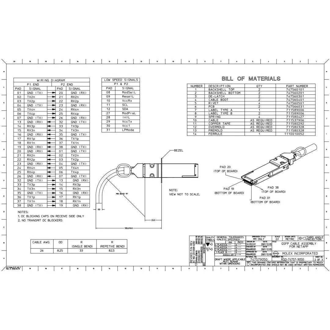 NetApp NO_FRU_Mellanox_MCP1650-V001E30_1m - 1m Data Cable with Plug QSFP56/QSFP56 | NO_FRU_Mellanox_MCP1650-V001E30_