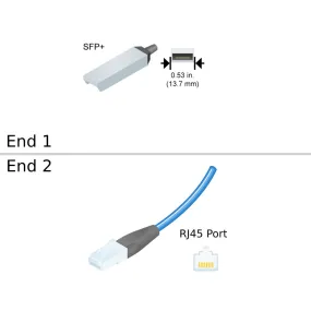 NetApp X1651-R5 -  Data Cable with Plug SFP /RJ45 | SFP, Cisco Gigabit Ethernet CU RJ-45