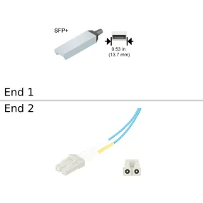 NetApp X6581-R6 -  Data Cable with Plug SFP /LC | XCVR, SFP , Opt, 10GbE, Longwave, X1107A