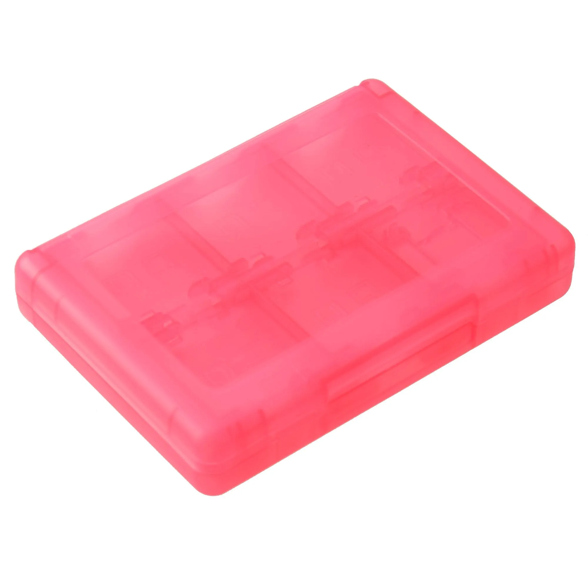 Nintendo 3DS 28 in 1 Game Card Memory Card Stylus Storage Case Pink