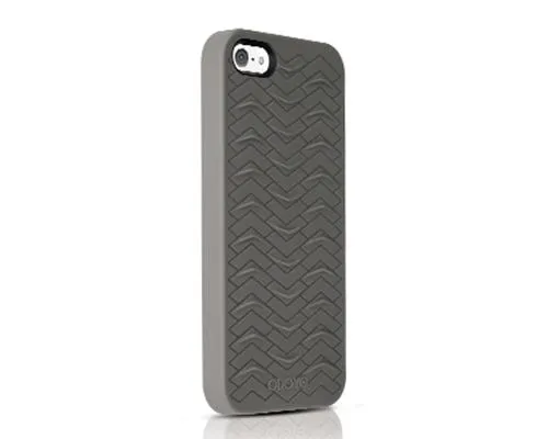 Odoyo SharkSkin Series iPhone 5 and 5S Silicone Case - Smoke Gray