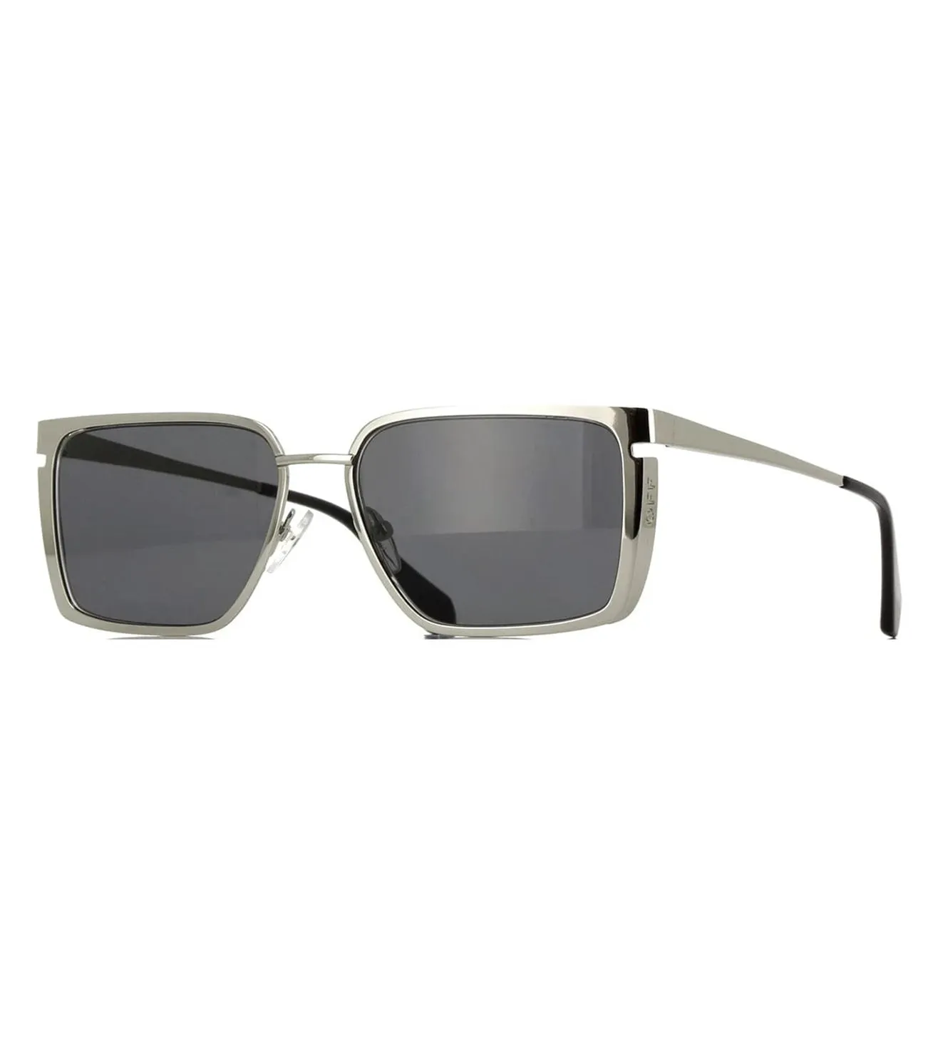 OFF White Men Dark Grey Square Sunglasses