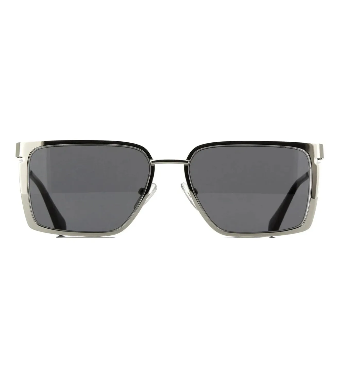 OFF White Men Dark Grey Square Sunglasses